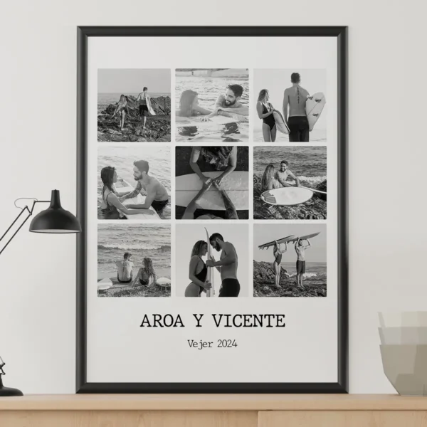 Cuadro de pareja personalizado - Promoción San Valentín